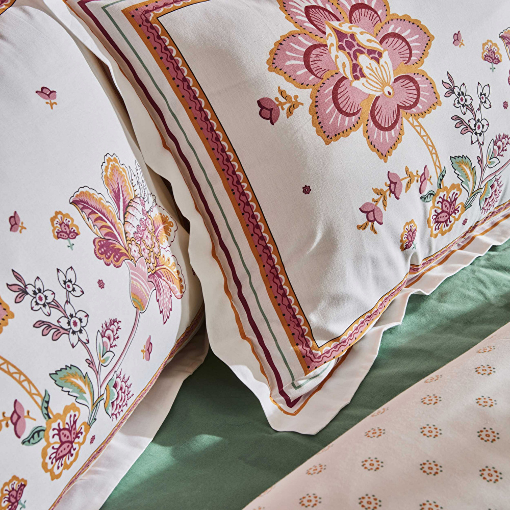 Karaca Home Rebecca Çift Kişilik Summer Set Fuşya  görseli 8