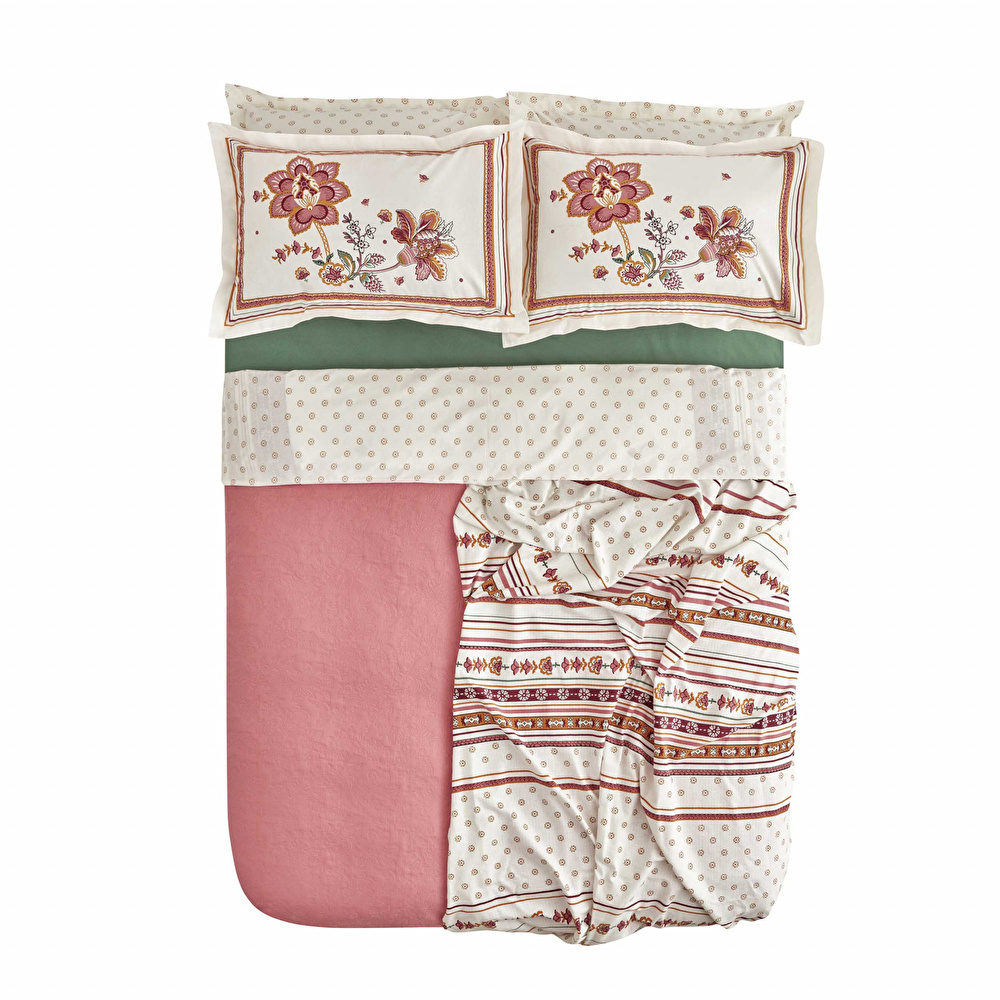 Karaca Home Rebecca Çift Kişilik Summer Set Fuşya  görseli 16