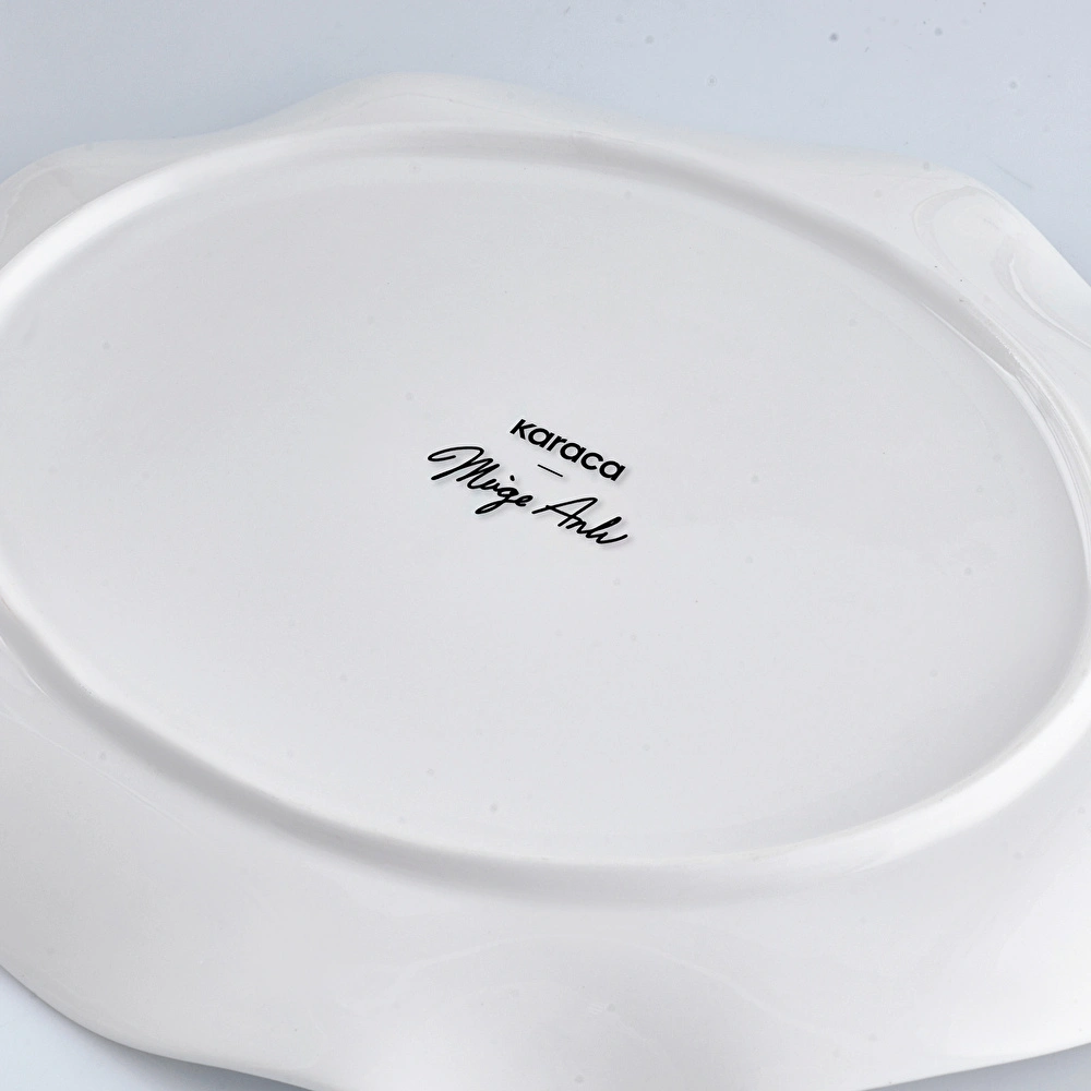 Karaca X Müge Anlı Kuşlu Kayık Tabak 20 Cm görseli 7