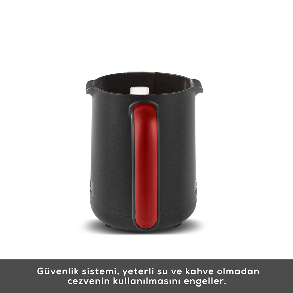 Karaca Hatır Köz Sütlü Türk Kahve Makinesi Imperial Red görseli 6