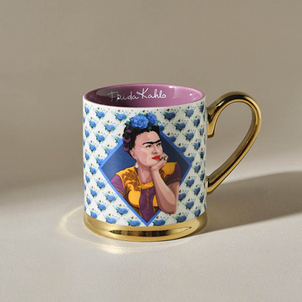 Karaca Frida Kupa 330 Ml Mavi  görseli 1