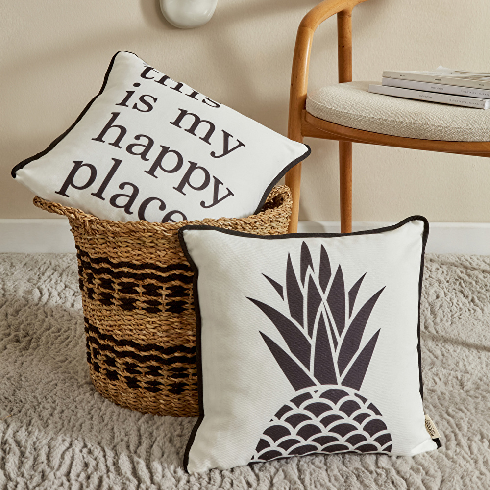 Karaca Home Happy Place Dolgulu Kırlent 43x43 cm görseli 2
