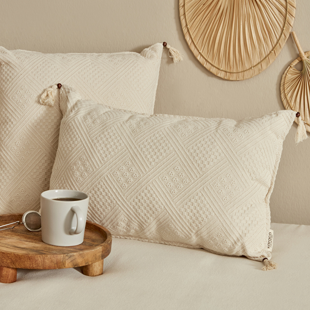 Karaca Home Arven Dolgulu Kırlent 35x55 cm görseli 4