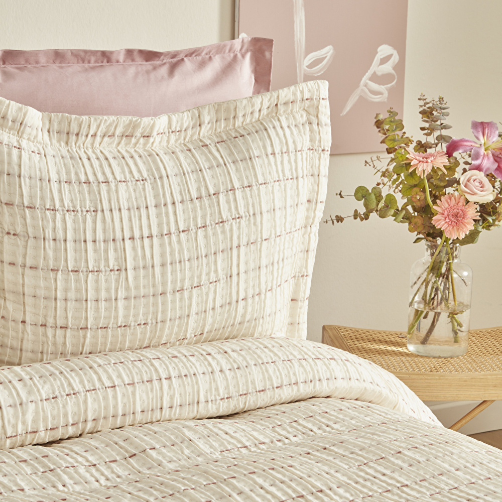 Karaca Home Peitra Çift Kişilik Jakar Comfort Set Pembe görseli 6