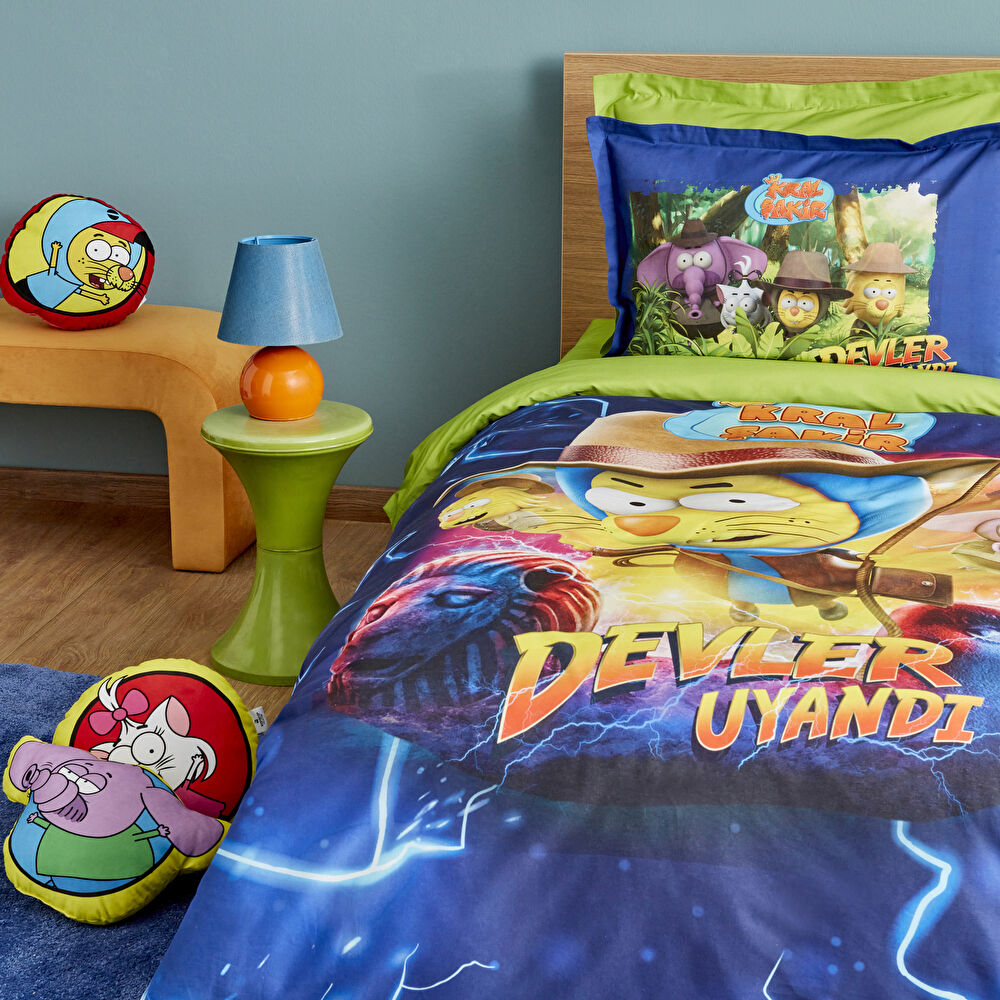 Karaca Home X Kral Şakir Devler Uyandı Tek Kişilik Nevresim Takımı thumbnail 4