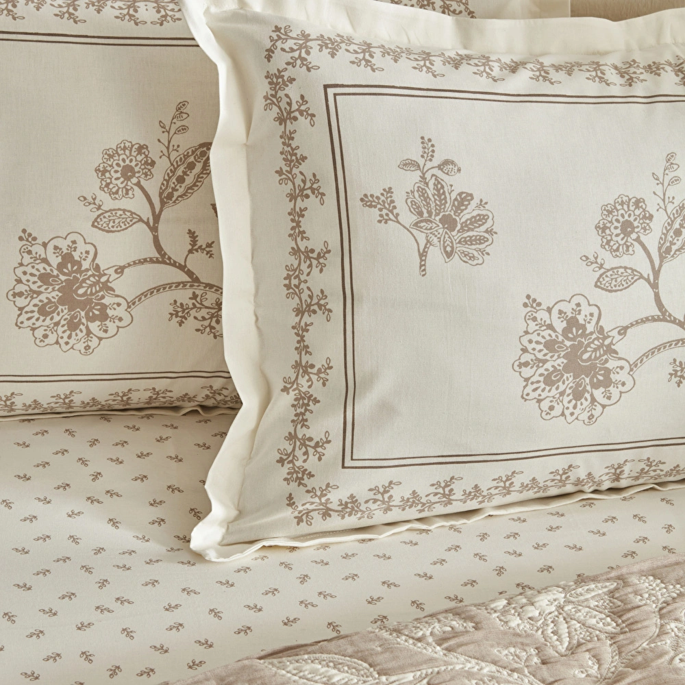Karaca Home Clay Çift Kişilik Yatak Örtüsü Seti Bej görseli 9