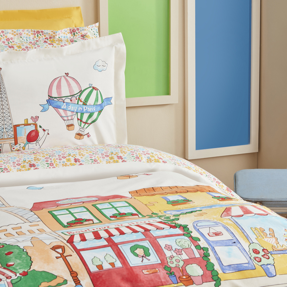 Karaca Home Young Paris Tek Kişilik Nevresim Takımı görseli 3
