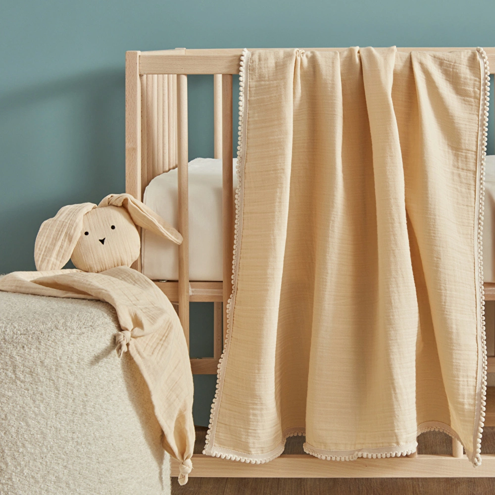 Karaca Home Bebek Little Bunny Müslin Oyun Arkadası Seti görseli 1