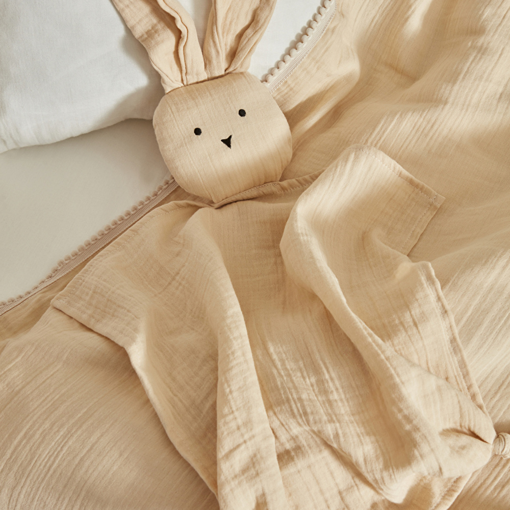 Karaca Home Bebek Little Bunny Müslin Oyun Arkadası Seti görseli 2