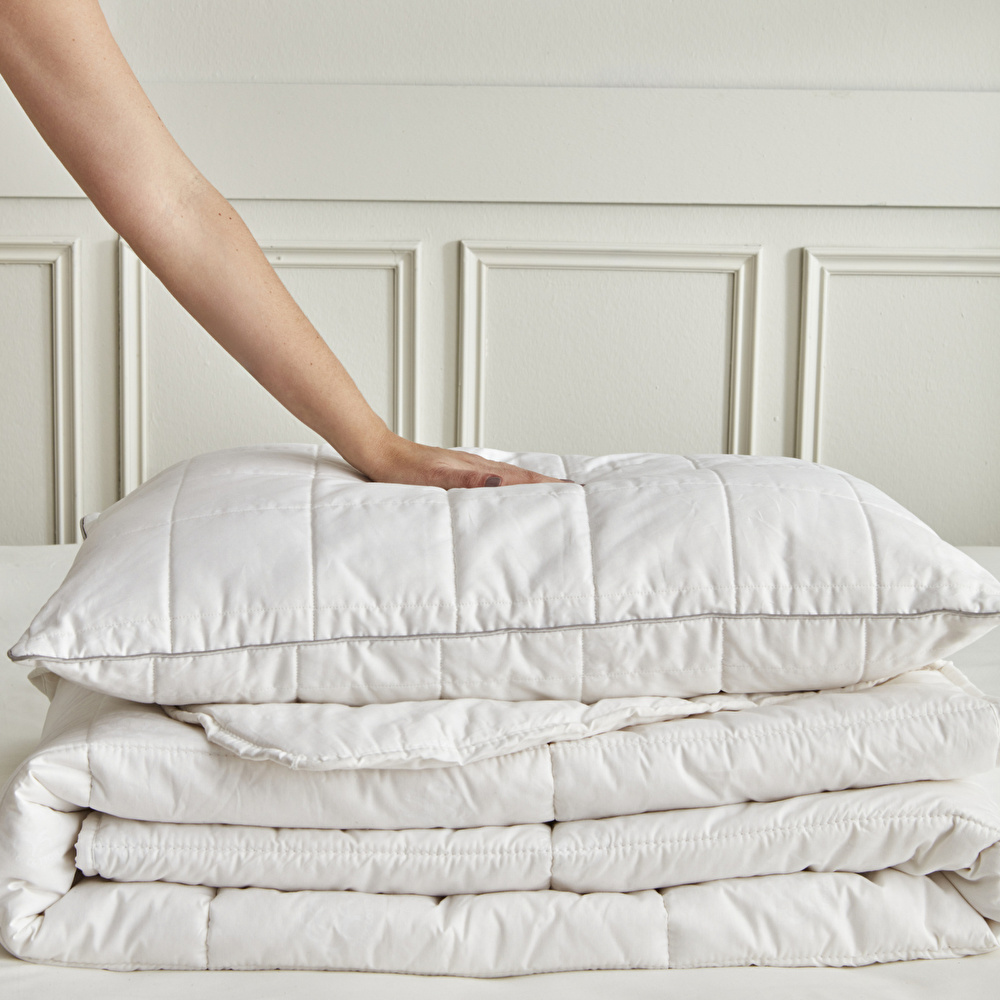 Karaca Home Pamuk Cotton Çift Kişilik Yorgan Seti 195x215 cm görseli 7