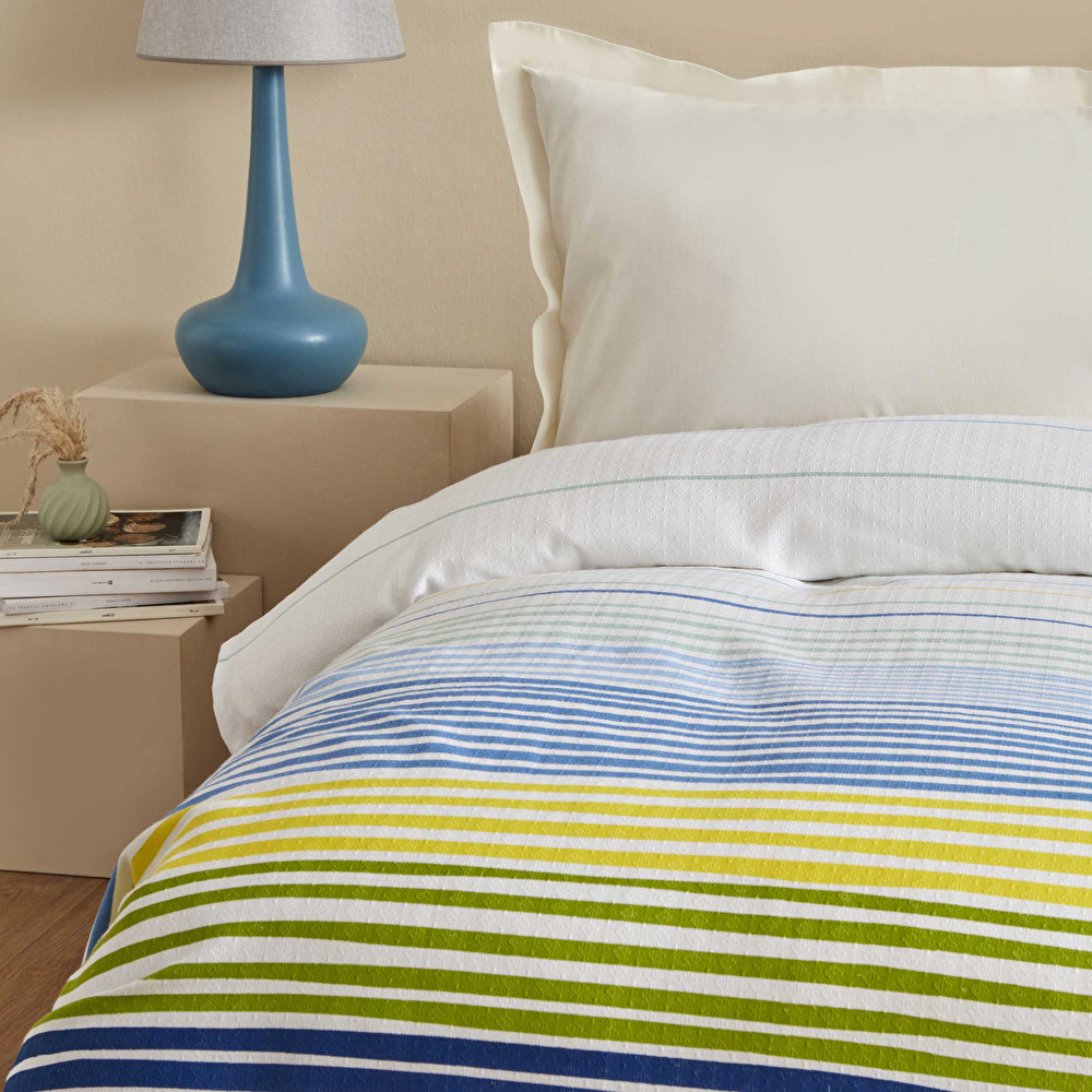 Karaca Home Elvis %100 Pamuk Çift Kişilik Tek Pike Multicolor görseli 3