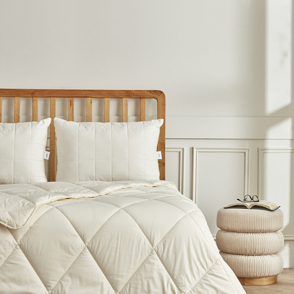 Karaca Home Yün Yorgan Tek kişilik Set 155x215 cm görseli 1