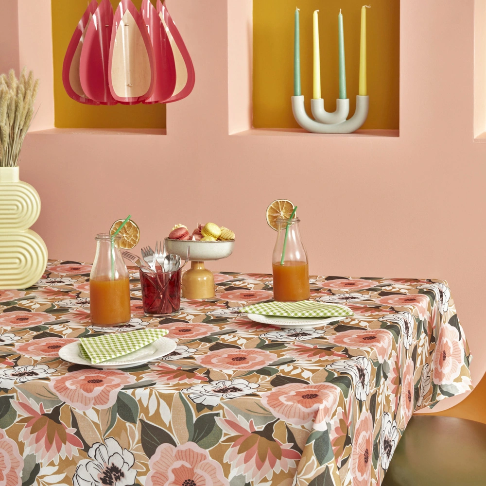 Karaca Home Fleur Desenlı Masa Örtüsü 140x220 cm görseli 1