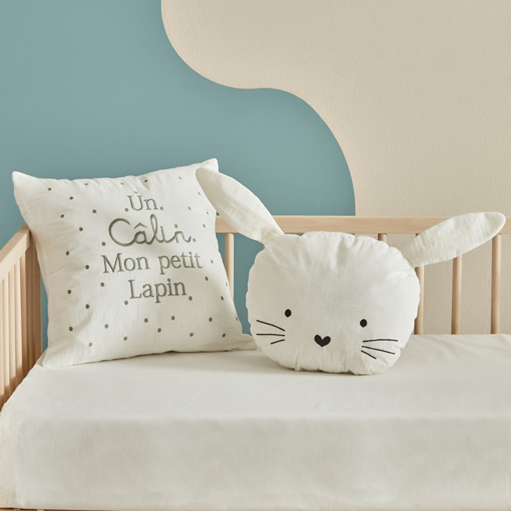Karaca Home Bebek Little Bunny 2'li Müslin Kırlent Set görseli 1