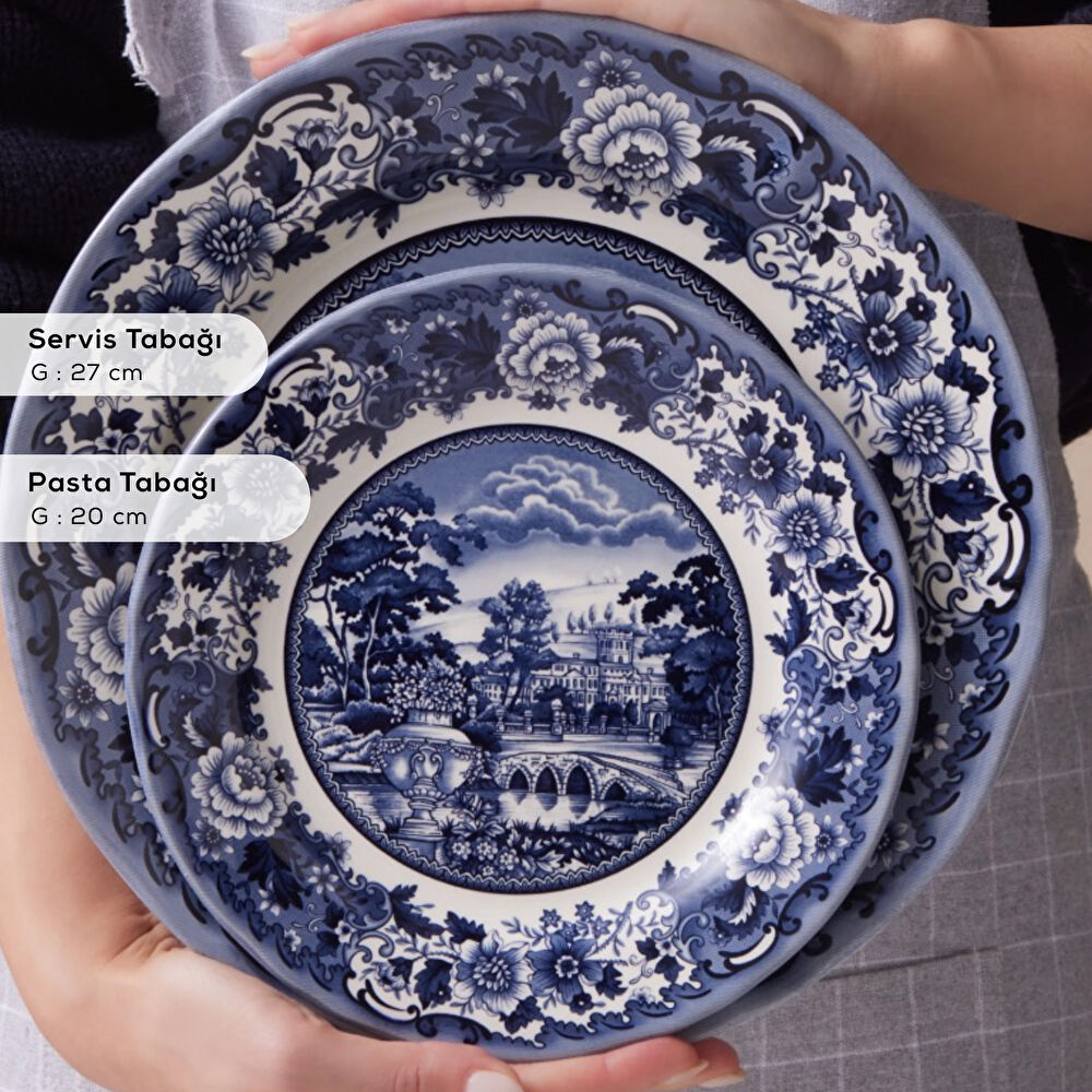 Karaca Old Town 24 Parça 6 Kişilik Yemek Takımı thumbnail 7