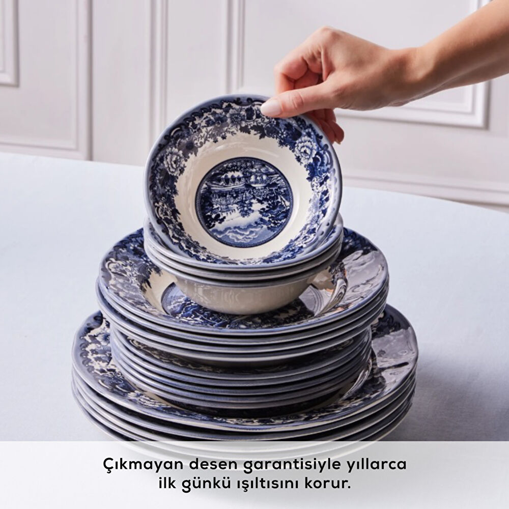 Karaca Old Town 24 Parça 6 Kişilik Yemek Takımı thumbnail 8