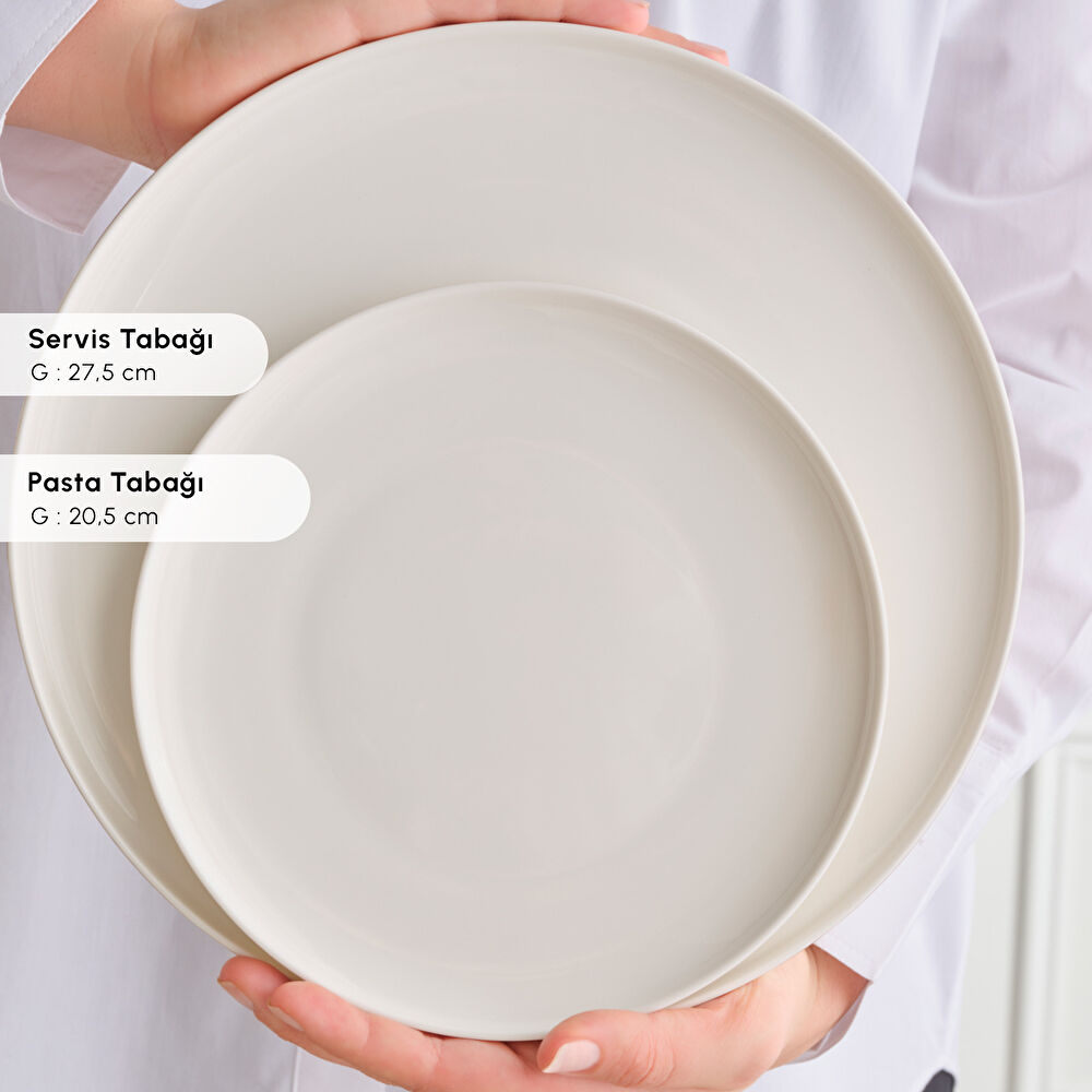 Karaca Red Carpet Collection Stream Bone Merope 53 Parça 12 Kişilik Yemek Takımı Gold thumbnail 6