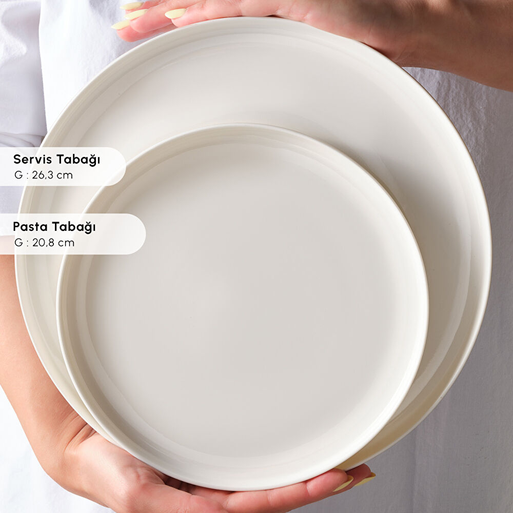 Karaca Red Carpet Collection Stream Bone Sirius 53 Parça 12 Kişilik Yemek Takımı Gold thumbnail 6