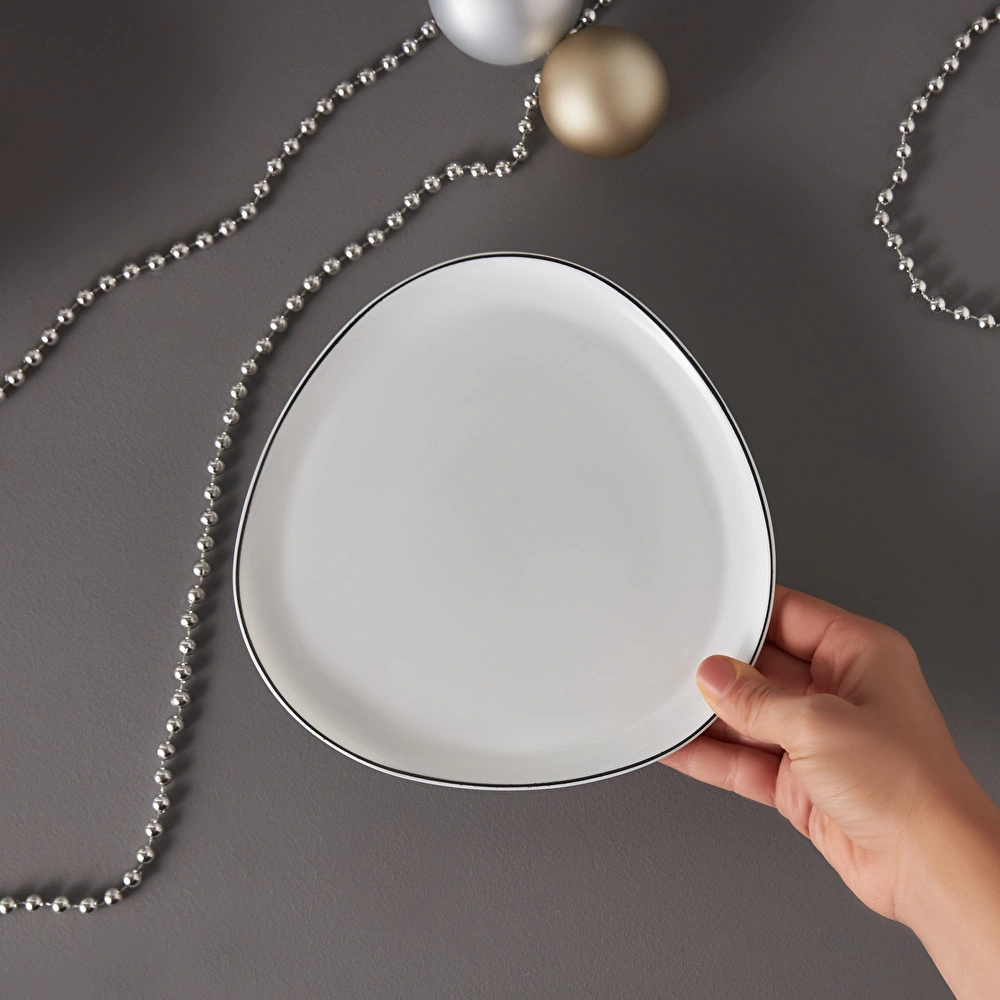 Karaca Agata Opal Cam Pasta Tabağı 18 Cm görseli 4