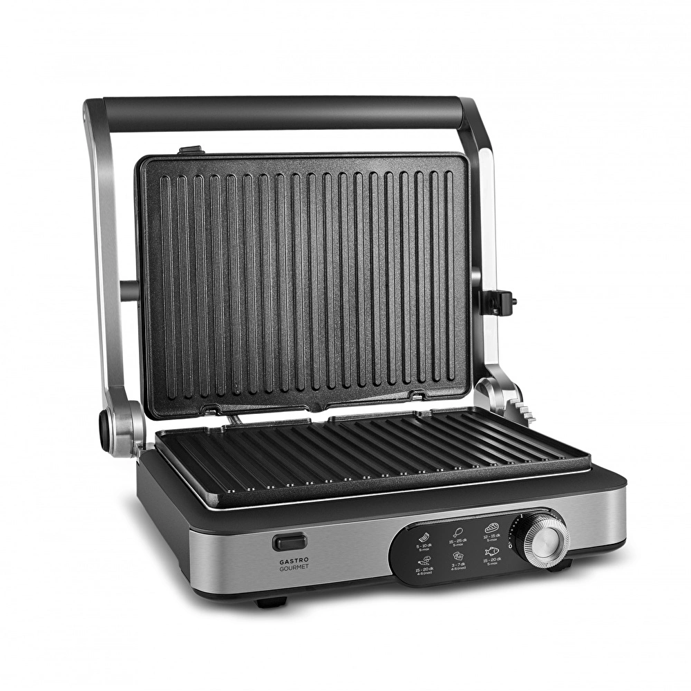 Karaca Gastro Gourmet Döküm Izgara ve Tost Makinesi Inox 6 Dilim Kapasiteli görseli 7