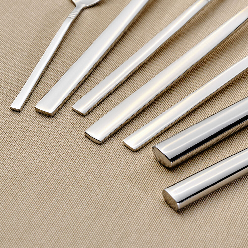 Karaca Elegance Nil Platin 12 Kişilik 84 Parça Çatal Kaşık Bıçak Takımı thumbnail 6