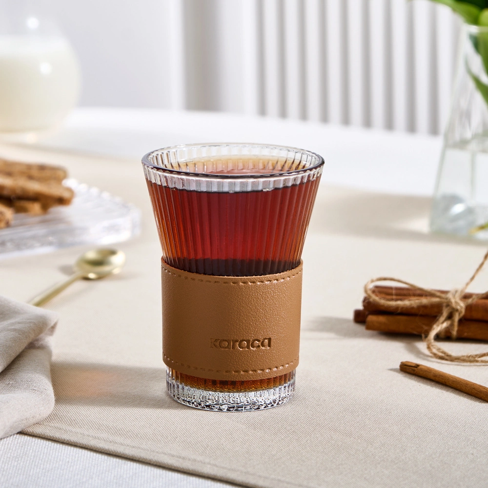 Karaca Leather Cool Touch Latte Bardağı 210 Ml Kahverengi görseli 2