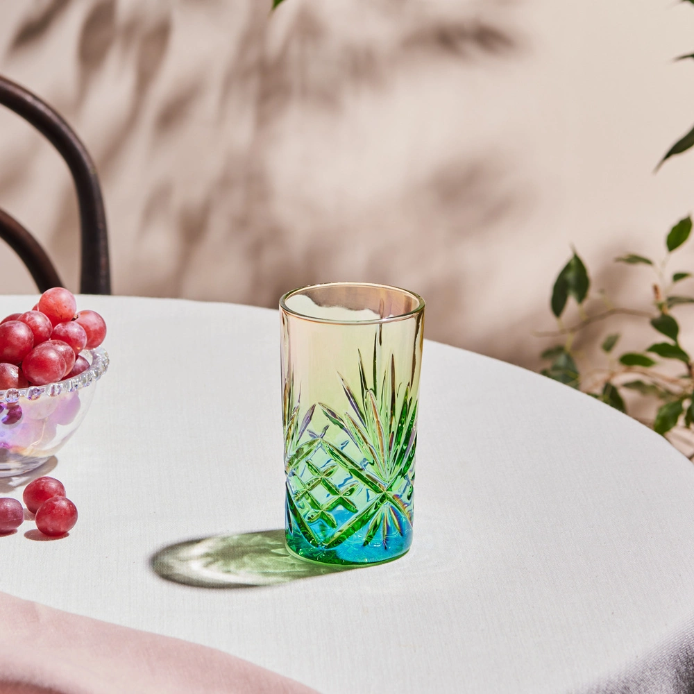 Karaca Melodico Meşrubat Bardağı Yeşil 375 Ml görseli 1