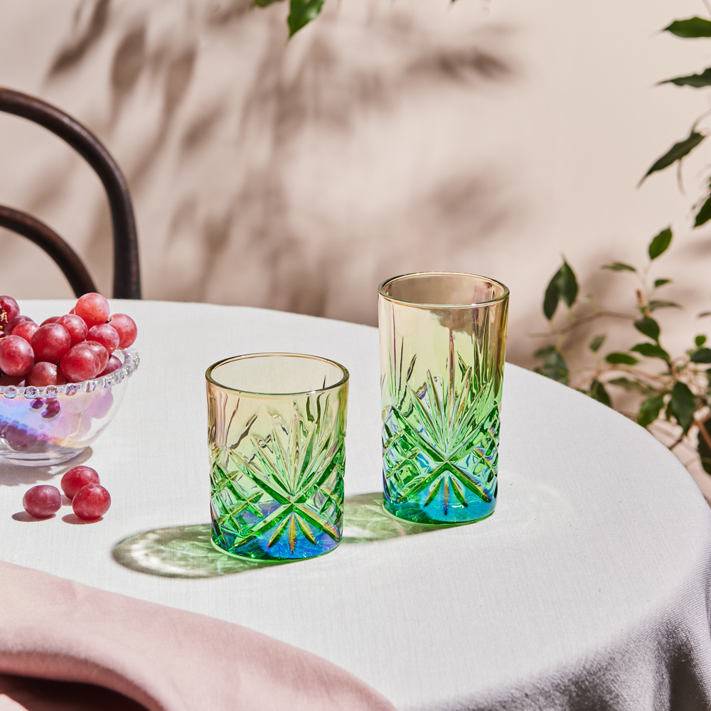 Karaca Melodico Meşrubat Bardağı Yeşil 375 Ml görseli 3