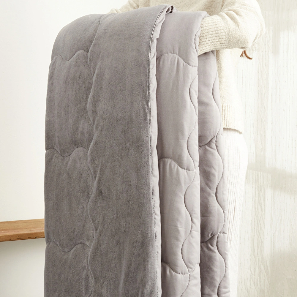 Karaca Home Çift Kişilik Viny Soft Dream Comfort Set Antrasit görseli 12