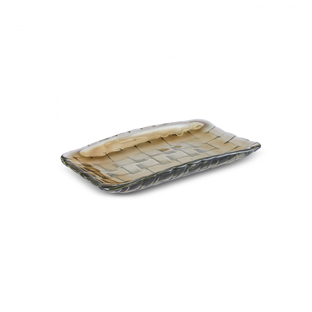 Karaca Braid Lüsterli Kayık Tabak 16x8,5 Cm  görseli 4
