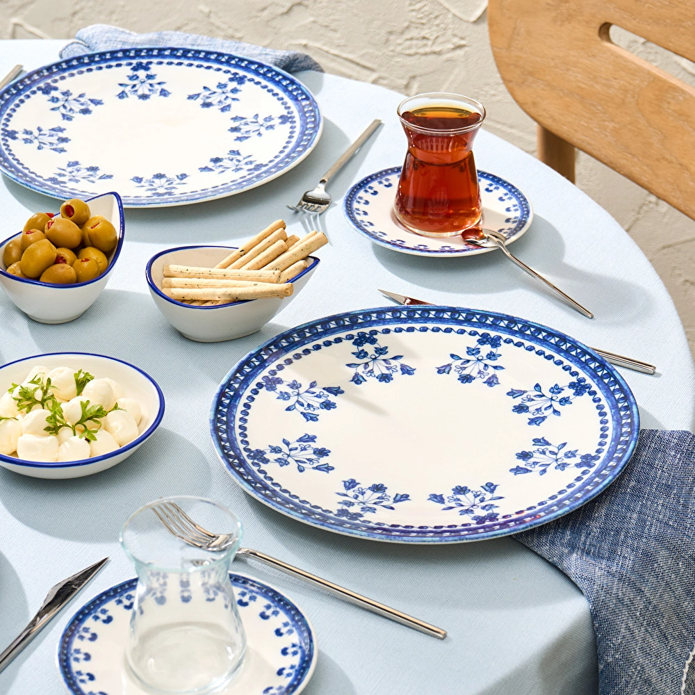 Karaca Forever Bone Aegean 16 Parça 4 Kişilik Kahvaltı Takımı görseli 5