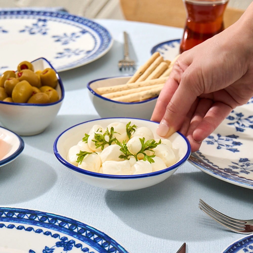Karaca Forever Bone Aegean 16 Parça 4 Kişilik Kahvaltı Takımı görseli 4