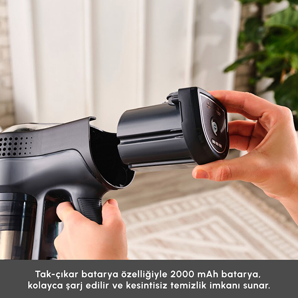 Karaca Vantuz Power Up Max Dikey Süpürge Silver thumbnail 3