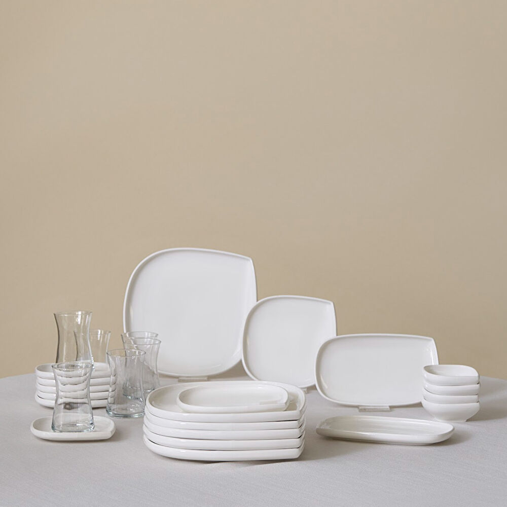 Karaca Forever Bone Oggi 26 Parça 6 Kişilik Kahvaltı Takımı