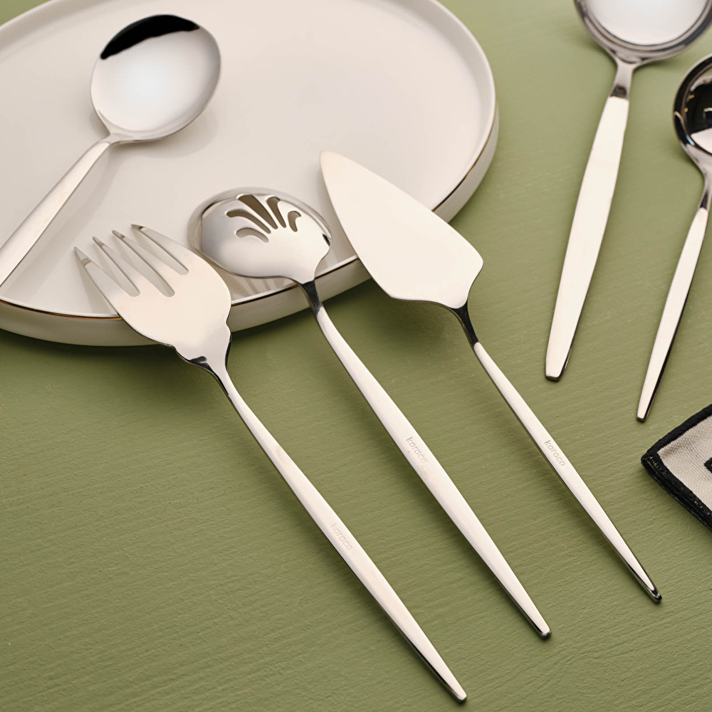 Karaca Orion 7 Parça Platin Servis Seti Kutulu | Cookplus
