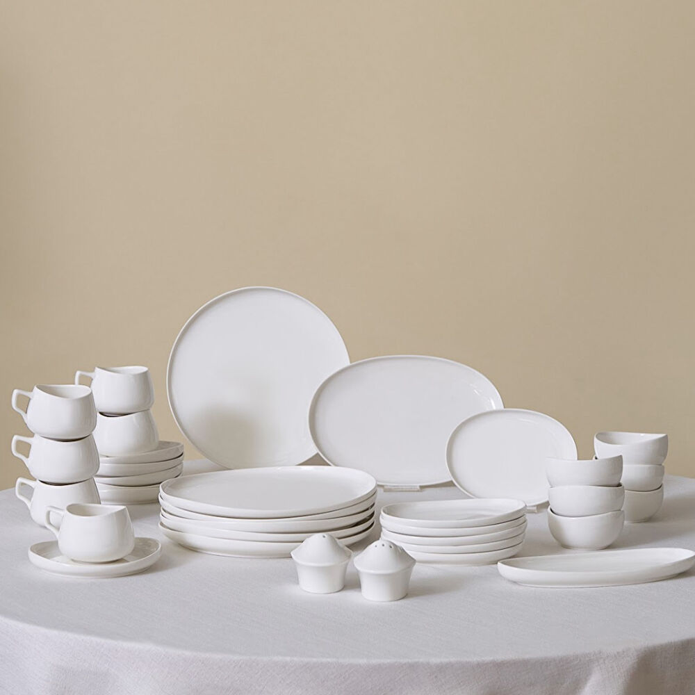 Karaca Stream Bone Hole 34 Parça 6 Kişilik Kahvaltı Takımı