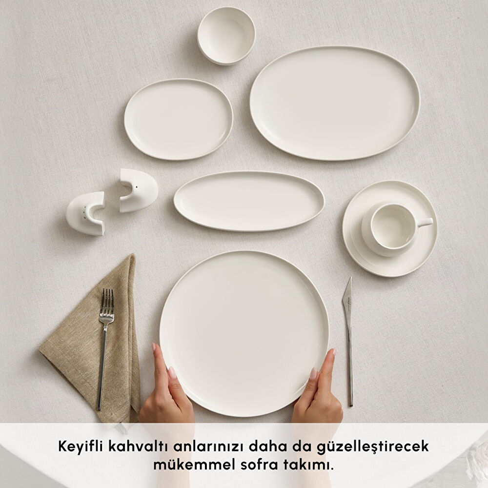 Karaca Stream Bone Hole 34 Parça 6 Kişilik Kahvaltı Takımı thumbnail 4