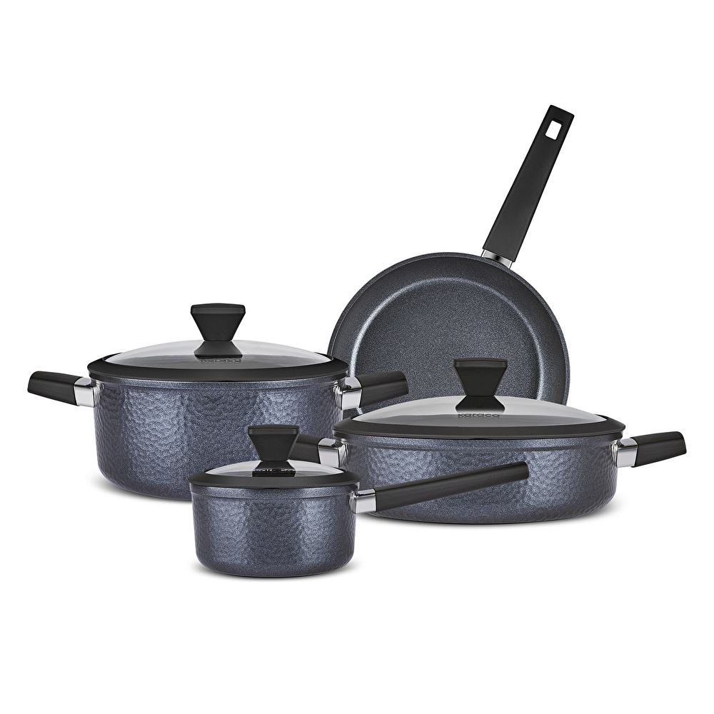 Karaca Biodiamond Dante İndüksiyon Tabanlı 7 Parça Tencere Seti thumbnail 2