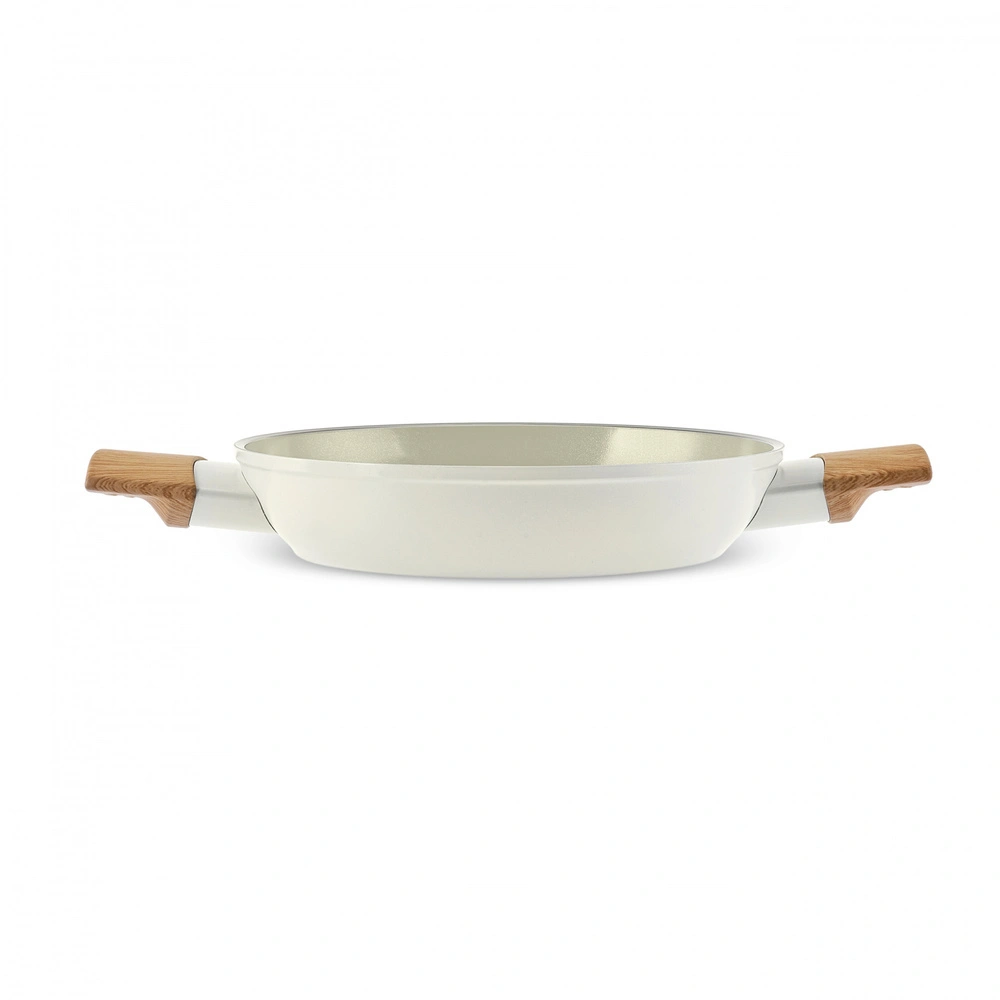 Karaca x Refika Swiss Crystal Almond Cream İndüksiyon Tabanlı 20 cm Sahan görseli 1