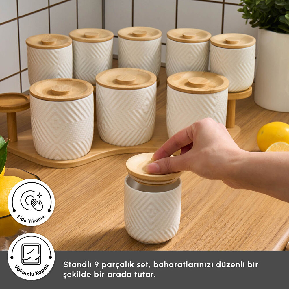 Karaca Estoda 10 Parça Standlı Baharat Takımı thumbnail 3