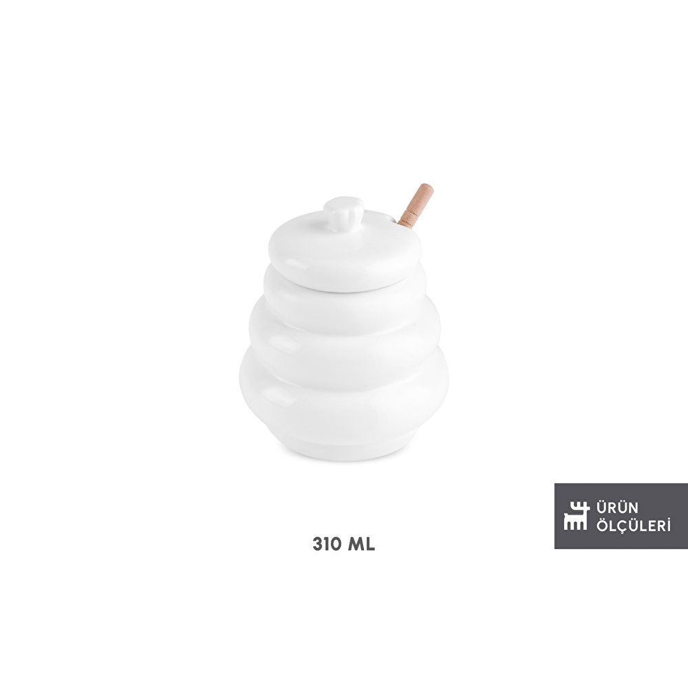 Karaca Winnie Kaşıklı Bal Kavanozu 310 ml görseli 2