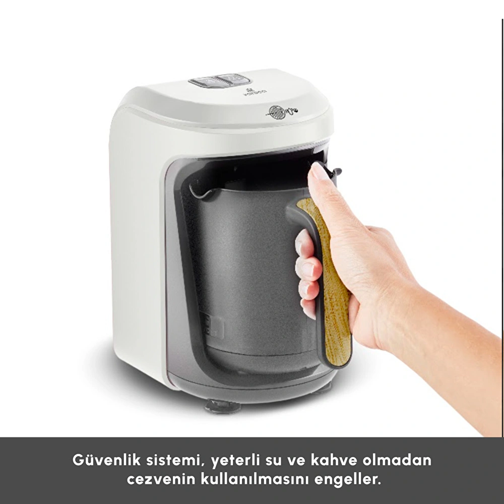 Karaca Hatır Hüps Sütlü Türk Kahve Makinesi Wood Craft görseli 6