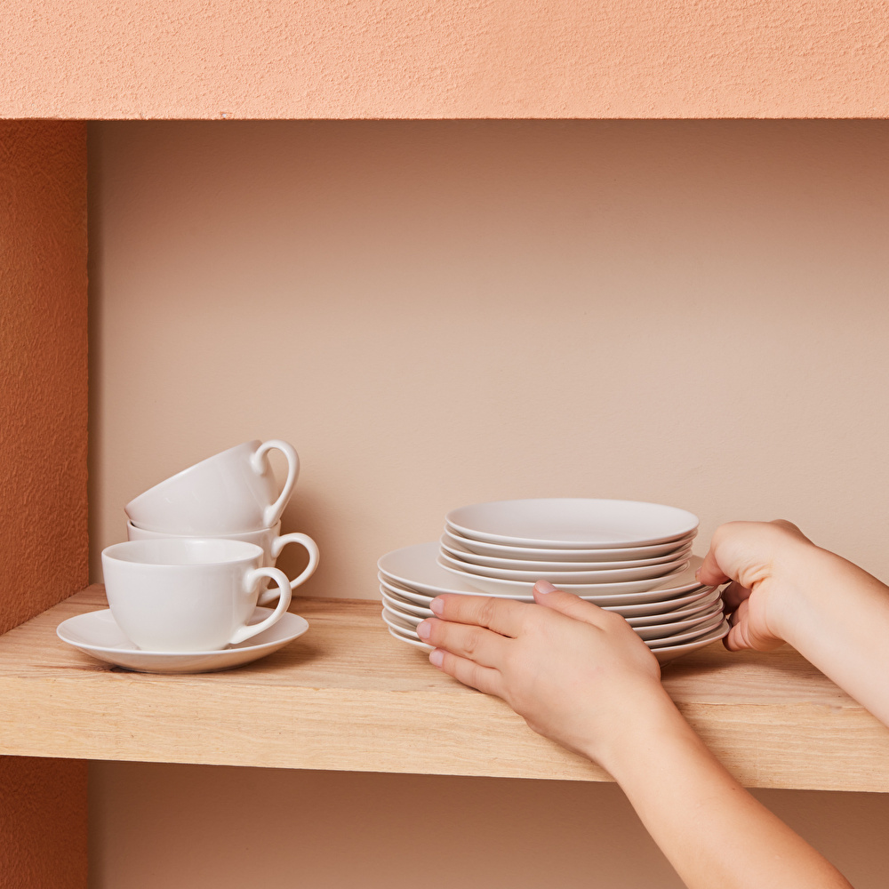 Karaca Forever Bone Marcelo 26 Parça 6 Kişilik Kahvaltı Takımı White thumbnail 5