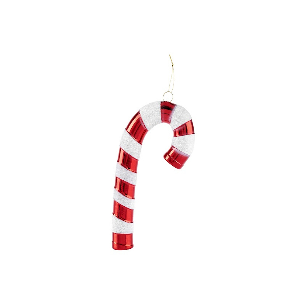 Karaca 4'lü Set Candy Stick Ağaç Süsü Kırmızı 14 cm görseli 3
