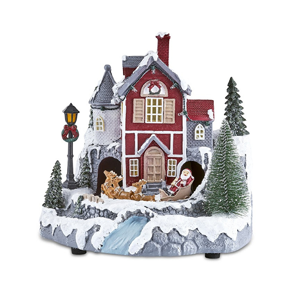 Karaca Home Country Hareketli Müzik Kutusu 23x22x22,5 cm görseli 2