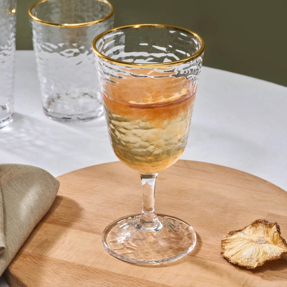 Karaca Akroma Transparent Kadeh 360 Ml Gold görseli 2