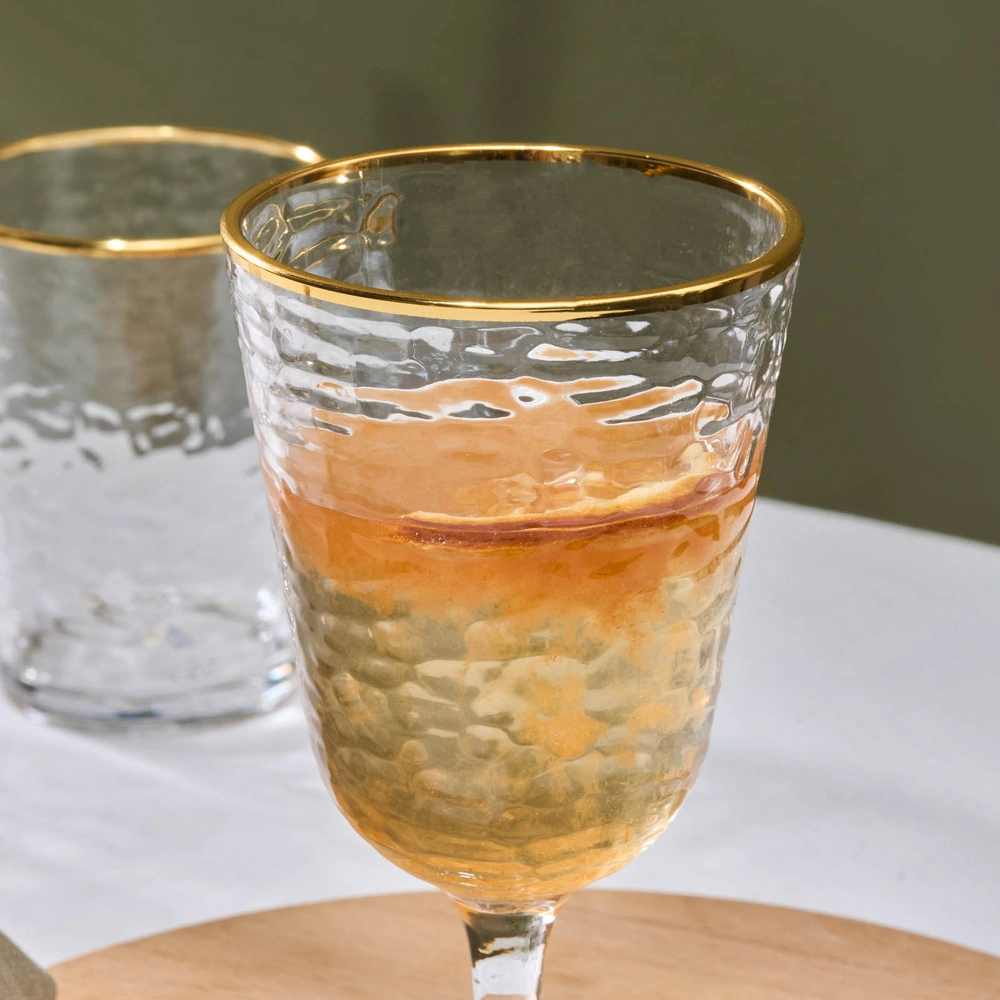 Karaca Akroma Transparent Kadeh 360 Ml Gold görseli 3