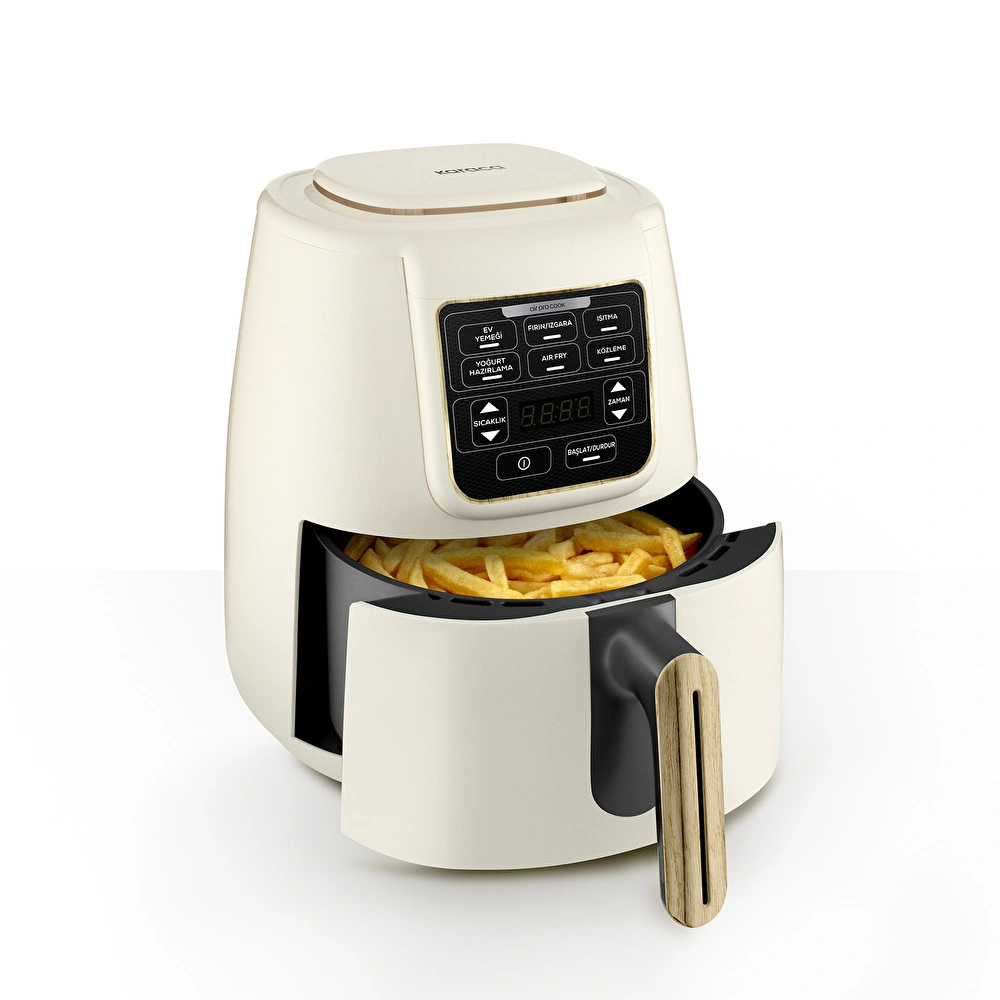 Karaca Air Pro Cook 3 in 1 XL Ev Yemeği, Közleme, Airfryer Wood Craft 4L görseli 5