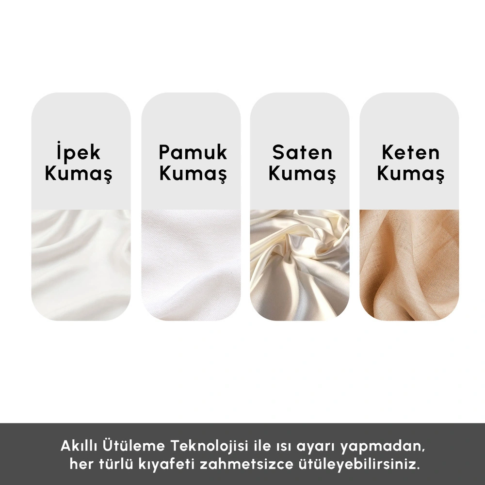 Karaca Vantuz Steammaster Buhar Kazanlı Ütü White Rose görseli 10