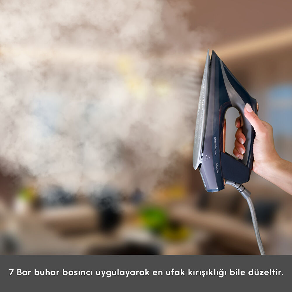 Karaca Vantuz Steammaster Buhar Kazanlı Ütü Navy Rose thumbnail 8